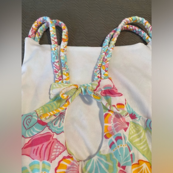 Isaac Mizrahi girls shell snail sundress summer beach twirl dress 👗 7/8 🐚 🐌 - Picture 3 of 5